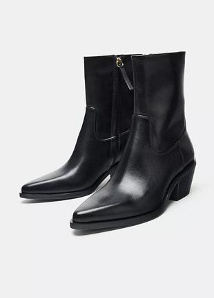 Zara ковбойки , черевики  , 39