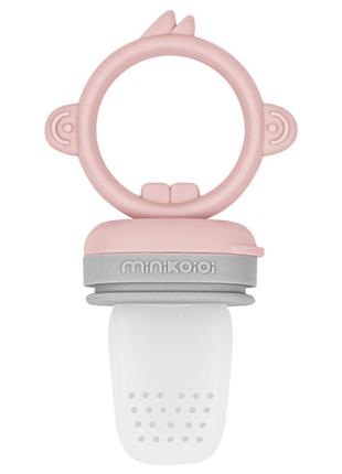 Ниблер силиконовый minikoioi pulps (pinky pink / powder grey)