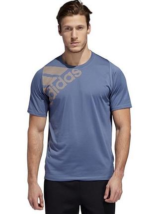 Чоловіча спортивна футболка adidas climalite big logo розмір s-m