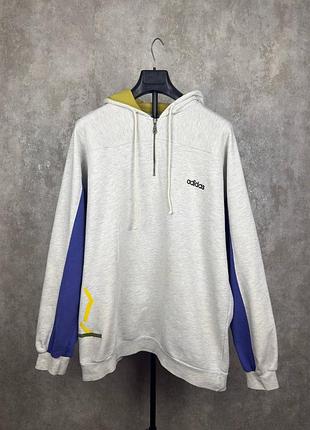 Мужской свитшот adidas atp tour tennis vintage gray размер l