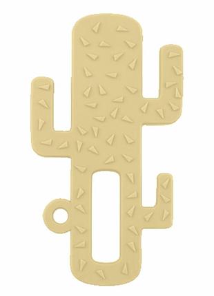 Прорезыватель для зубьев силиконовый minikoioi cactus (mellow yellow) жовтий