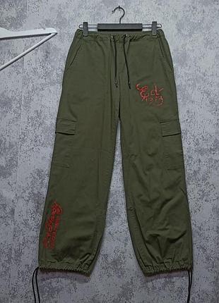 Карго брюки от бренда ed hardy