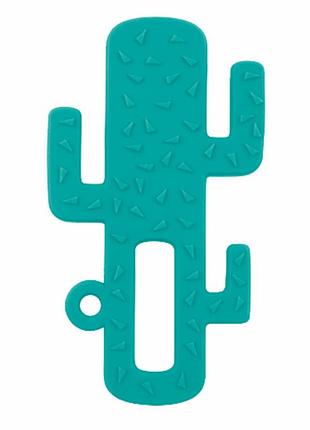 Прорезыватель для зубьев силиконовый minikoioi cactus (aqua green)