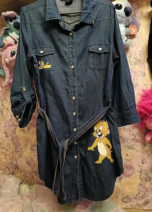 Джинсовое платье 👗 туника 2