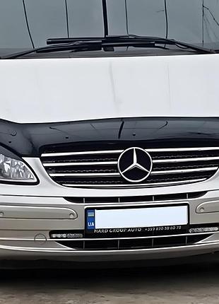 Дефлектор капота (2003-2010, eurocap) для mercedes viano