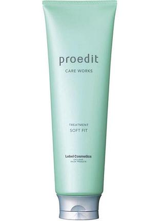Маска для сухих и жестких волос lebel proedit care works soft fit treatment, 250 мл