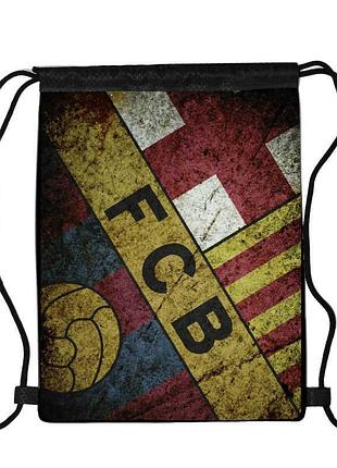 Сумка для обуви фк барселона (fc barcelona 004), 410 х 300 мм