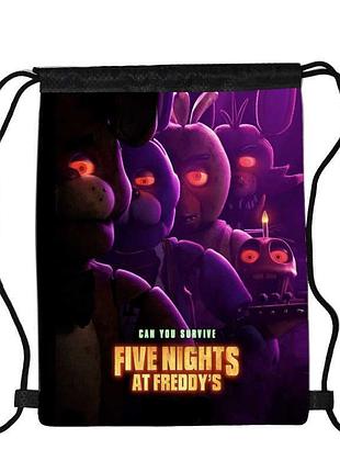 Сумка для обуви фнаф пять ночей с фредди (five nights at freddy's fnaf 04), 410 х 300 мм