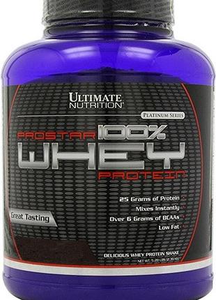 Протеин ultimate nutrition prostar whey protein 2.39 кг ваниль (191202)