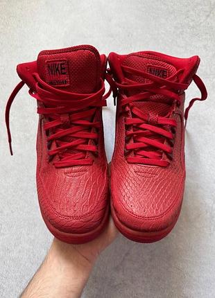 Оригінальні кросівки nike air python red october high top високі 4