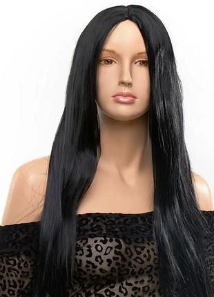 Перука пряма fetish hair чорна, 70 см.