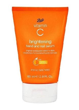 Осветляющая сыворотка boots для рук и ногтей с витамином с 85мл