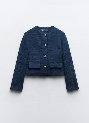 Твідовий жакет zara новий