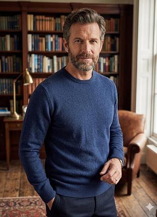 Чоловіча кофта hackett merino silk cashmere made in italy – преміум светр з вовни, шовку та кашеміру
