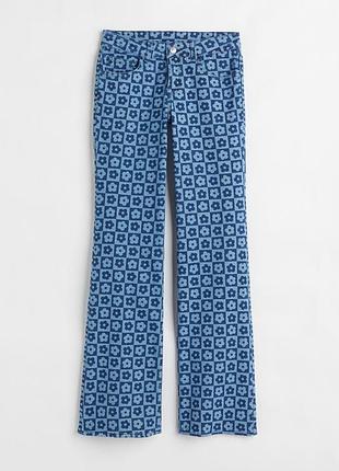 Женские джинсы с узором h&amp;m