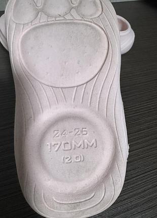 Дитяче взуття типу crocs для дівчинки 5