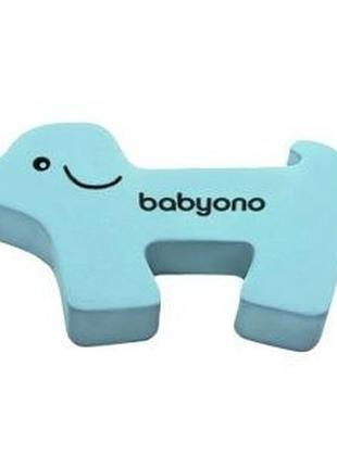 Блокатор двери "зверюшки", голубой babyono (5901435403655)