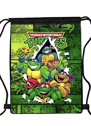 Сумка для взуття черепашки ніндзя (teenage mutant ninja turtles 007), 410 х 300 мм