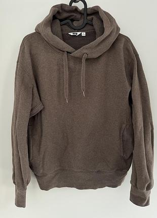 Коричневе худі uniqlo u (лінійка lemaire)