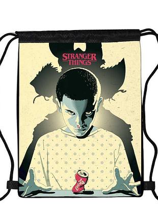Сумка для обуви очень странные дела (stranger things 04), 410 х 300 мм