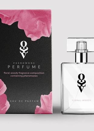 Духи с феромонами для женщин obsessive perfume floral - woody sample, цветочно-древесный аромат, 30 мл.