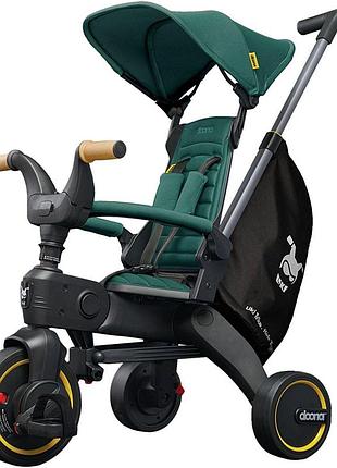 Складной трехколесный велосипед doona liki trike s5 racing green