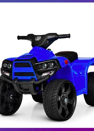 Дитячий електромобіль квадроцикл на акумуляторі bambi m 3893 синій для дітей 2-6 років