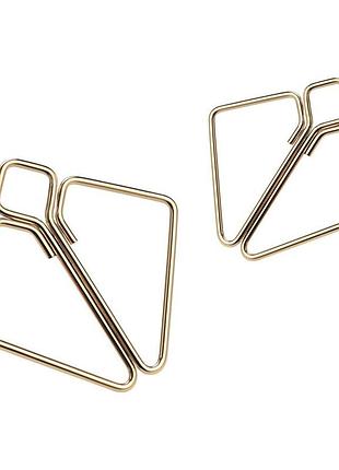 Зажимы для сосков lockink nipple clamps - golden 2