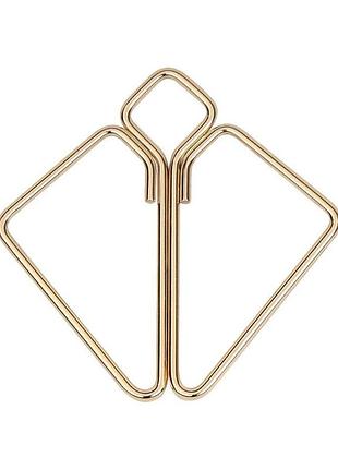 Зажимы для сосков lockink nipple clamps - golden 3