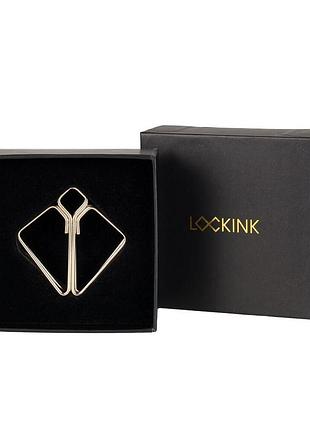 Зажимы для сосков lockink nipple clamps - golden 8