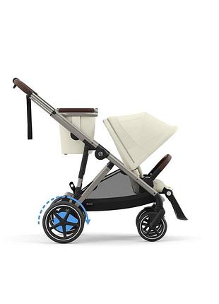 Прогулянковий візочок з поворотним сидінням cybex egazelle s tpe seashell beige
