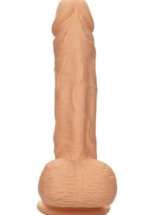 Фалоімітатор із силікону calexotics dual density silicone studs (flesh), 21,5х3,7 см. 4