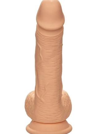 Фалоімітатор із силікону calexotics dual density silicone studs (flesh), 21,5х3,7 см. 5
