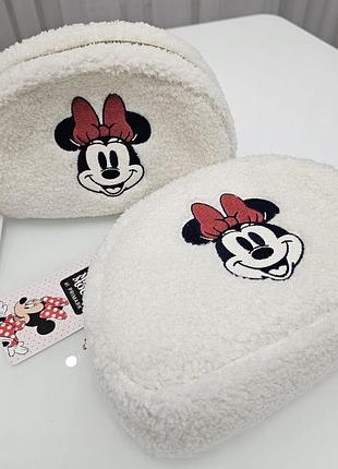 Білі косметички minnie mouse disney