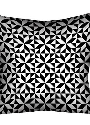 Подушка c принтом габардиновая мозаика 30x30 см (3p_23j016)
