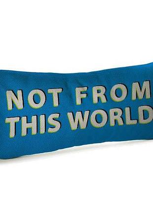 Подушка для дивана бархатная not from this world 50x24 см (52bp_uni005)