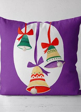 Подушка декоративная soft дзвіночки 45x45 см (45pst_23ng004)