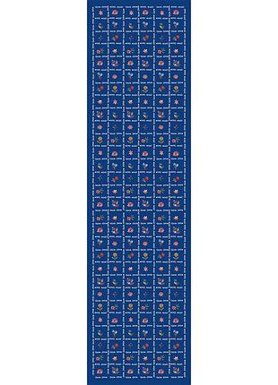 Дорожка на стол мозаїка з квітів 150x40 см (dr_25f009)