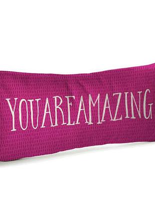 Подушка для дивана бархатная youareamazing 50x24 см (52bp_17l014)
