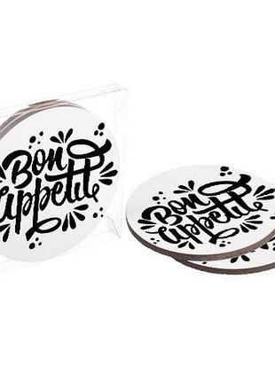 Подставки под горячее coaster bon appetite (пробка) 10 см