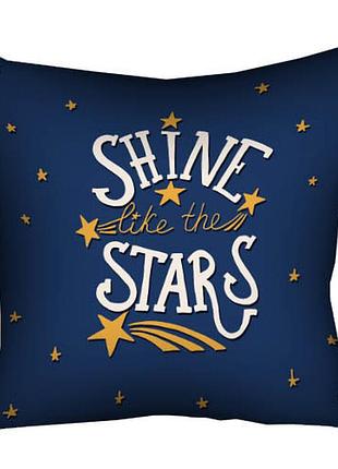 Подушка c принтом габардиновая shine like the stars 50x50 см (5p_wol042)