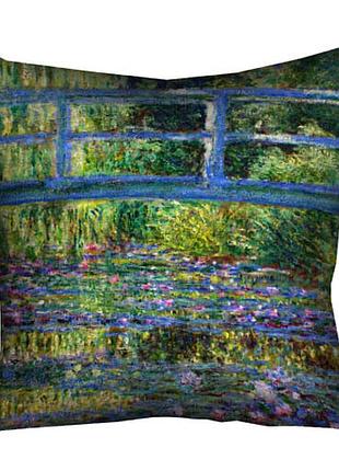 Подушка c принтом габардиновая японский мостик 40x40 (4p_os020)