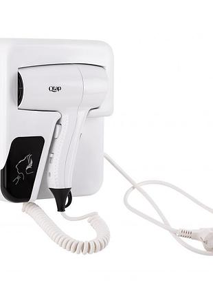 Фен с держателем qtap pohodli 1200 вт qtf1200rnp white (pobut)