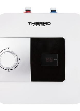 Водонагрівач електричний thermo alliance 10 л під мийку вертикальний, мокрий тен 1,5 квт sf10s15n