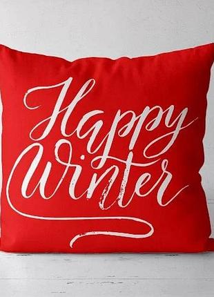 Подушка декоративная soft happy winter 45x45 см (45pst_19ng003)