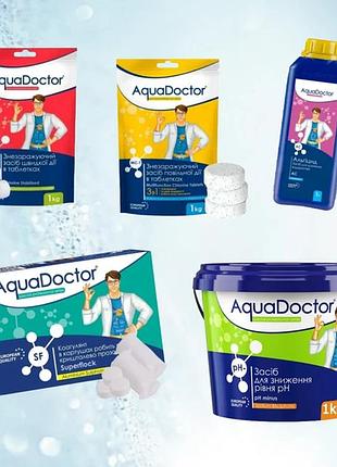 Набір хімії aquadoctor с для запуску басейну