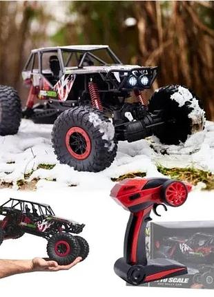 Дитяча машинка краулер на радіокеруванні rock crawler 4wd rtr 1:10 2.4g — hb-p1001 джип багі всюдихід