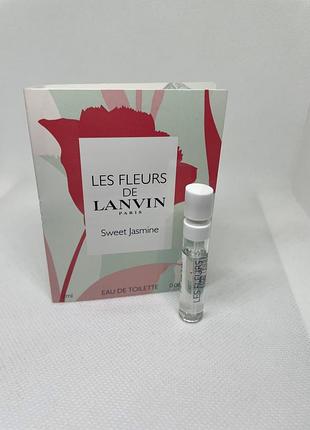 Оригинальный пробник туалетная вода sweet jasmine lanvin