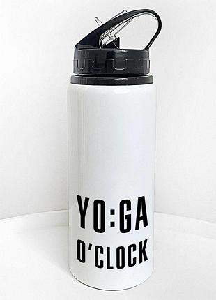 Пляшка для води з трубочкою yoga o'clock 600 мл (plv_25a059)