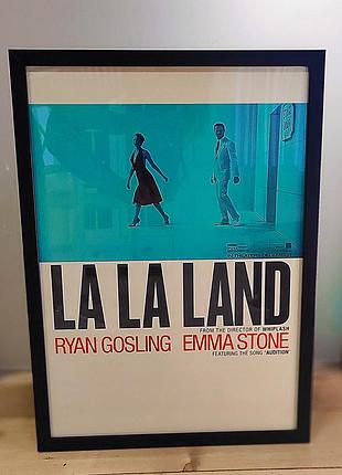 Постер в рамке la la land 21х30см, a4 (mt4_21l010_bl)